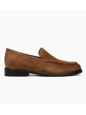 New Vince Rafael Suede Loafers Vicuna Brown Sz 11.5
